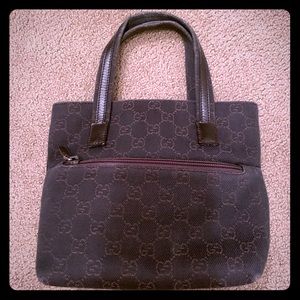 Gucci authentic small hand tote - brown